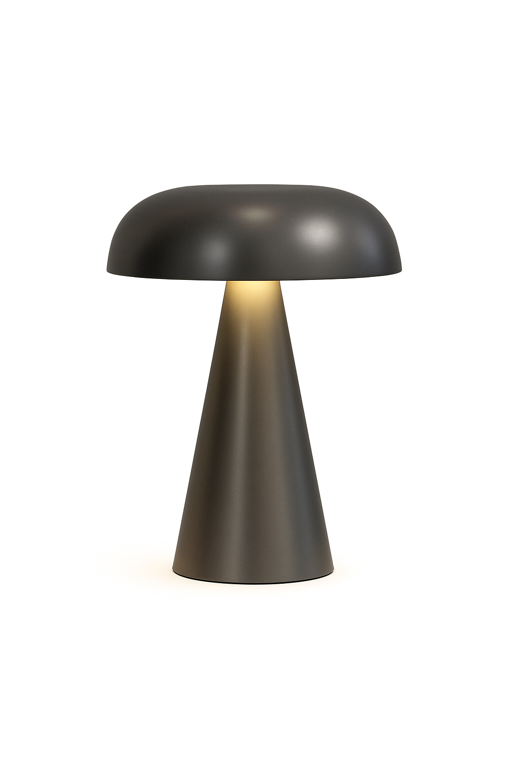 Lampe de table tactile “LIV” - métal brossé & lumière variable
